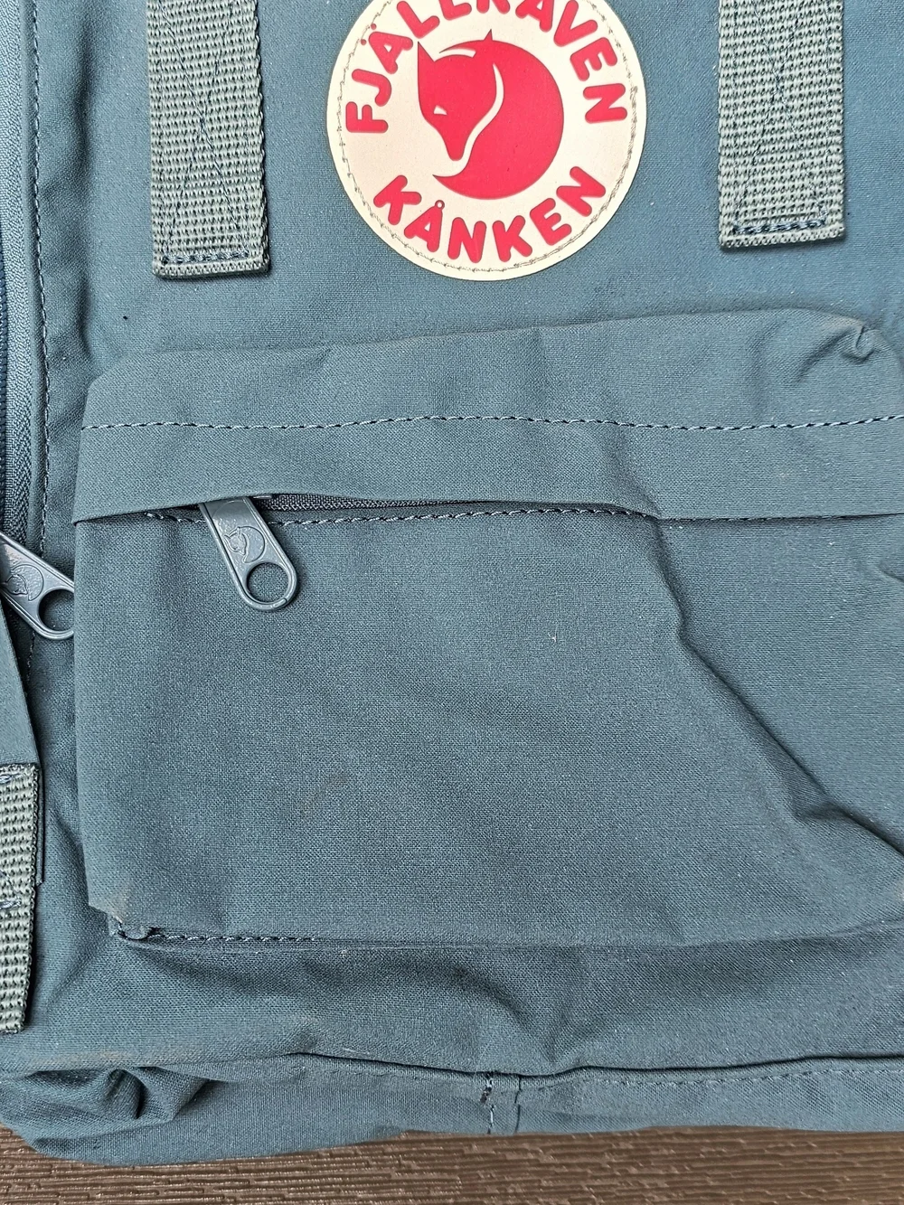 Fjallraven Kanken Mini Backpack Blue Green Teal NEW Without Tags Seat Pad